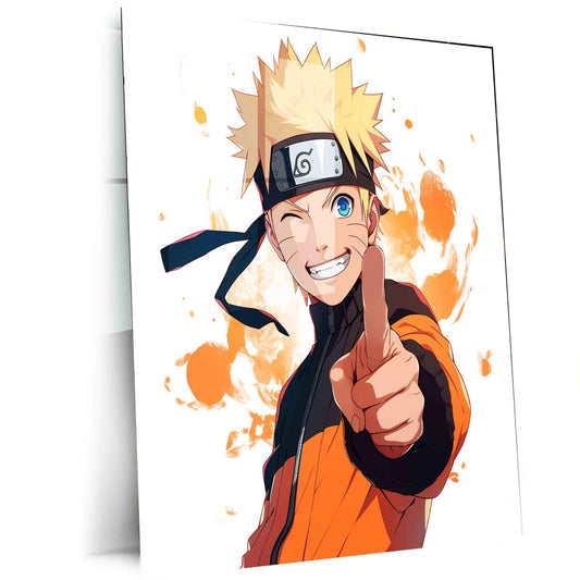 Naruto Metal Poster | Ninja Anime Wall Art | Hokage & Shinobi Tribute - TURTLEWINGS