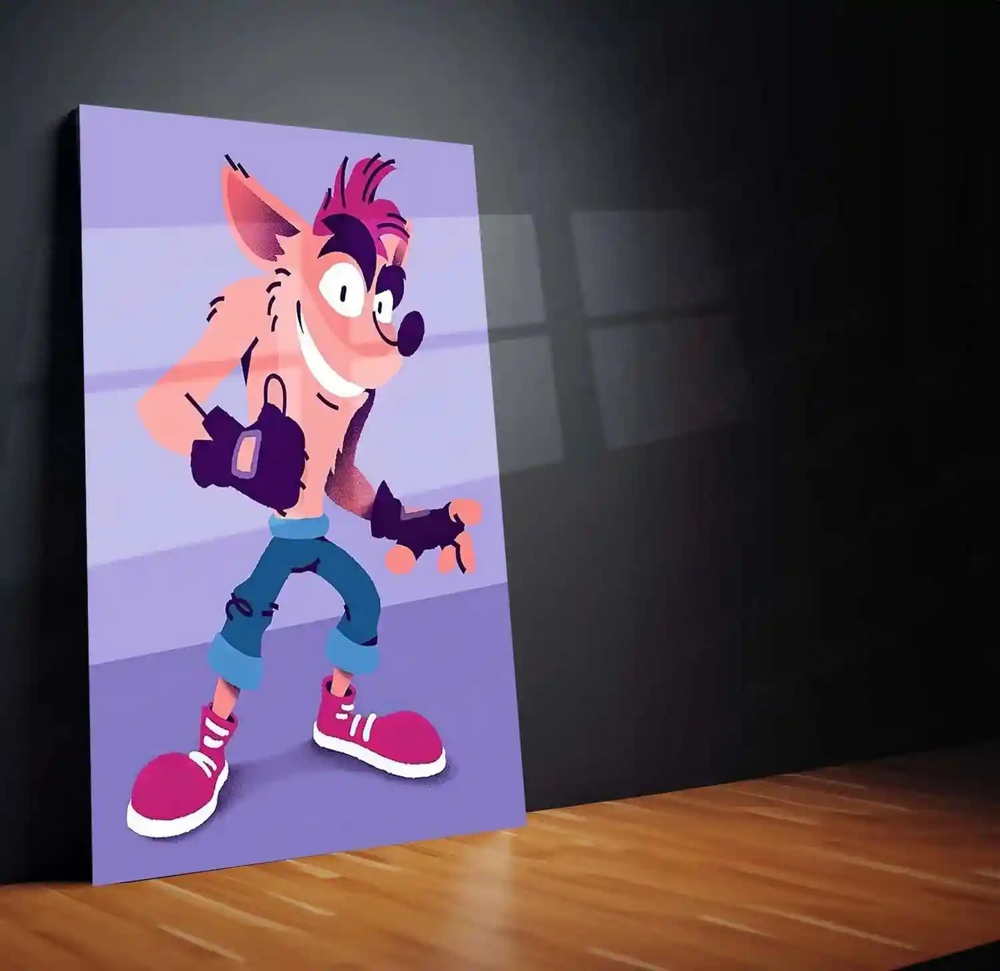 Abstract Metal Poster | Funky Art Metal Poster – Vibrant & Bold Wall Decor - TURTLEWINGS