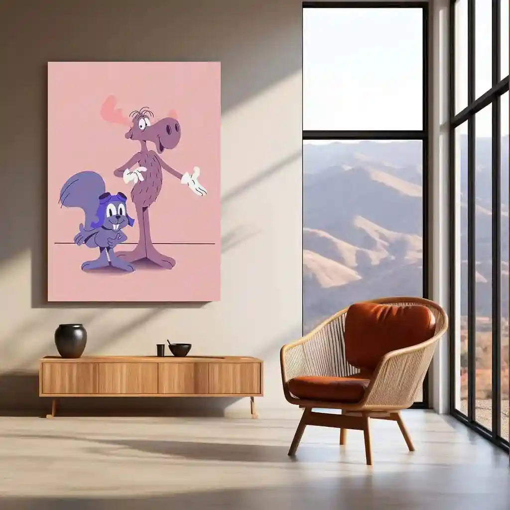 Abstract Metal Poster | Funky Art Metal Poster – Vibrant & Bold Wall Decor 01 - TURTLEWINGS