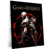 Game Metal Poster | Kratos & Atreus – Warrior Legacy Metal Poster Game-Inspired Wall Art | Father & Son Battle Motivation Metal Frame