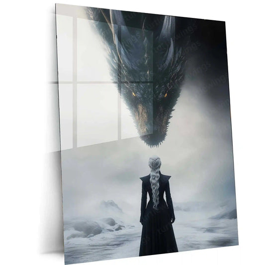 Movies Metal Poster | Game of Thrones Metal Poster | Epic Fantasy Wall Art for True Fans - TURTLEWINGS