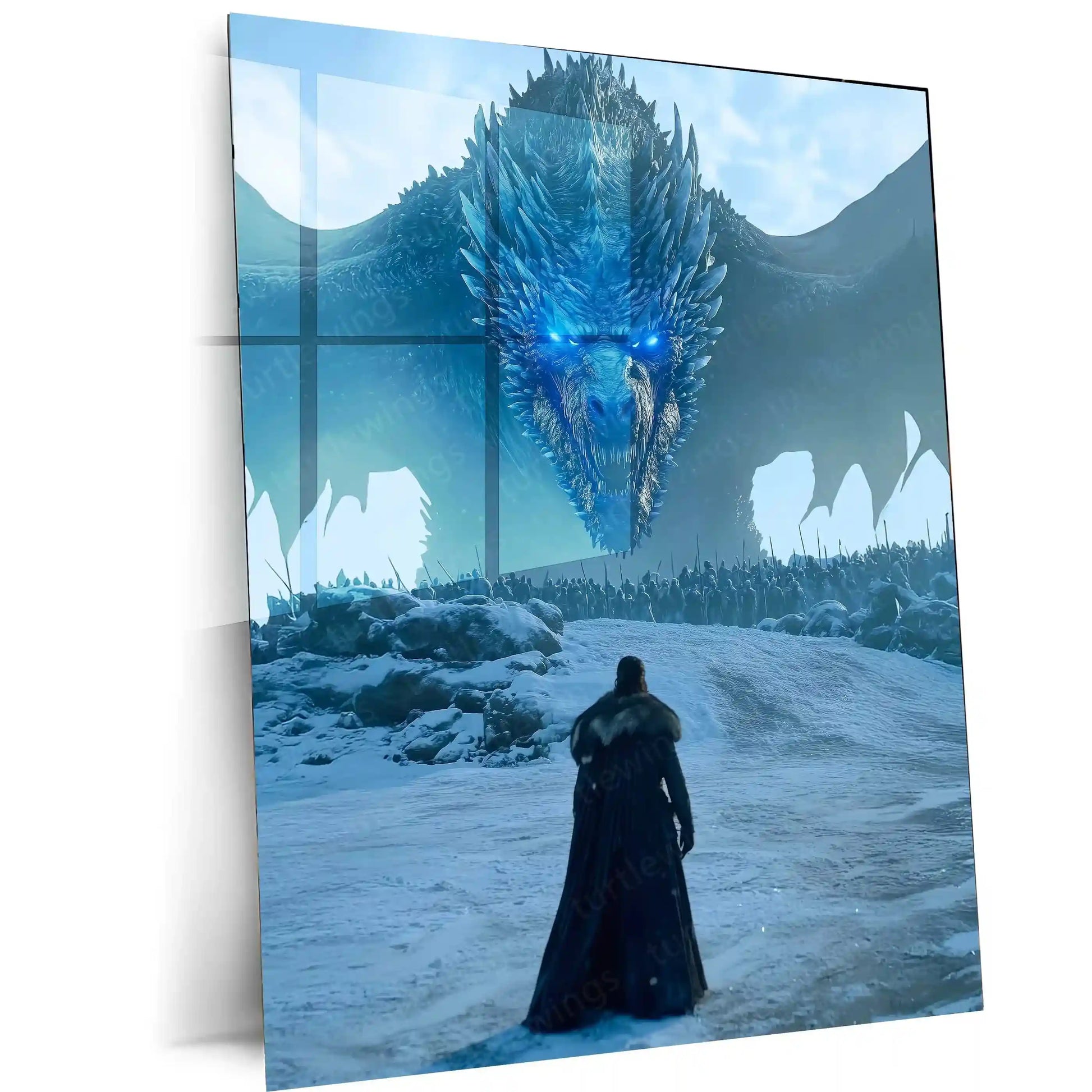 Movies Metal Poster | Game of Thrones Metal Poster | Epic Fantasy Wall Art for True Fans 03 - TURTLEWINGS