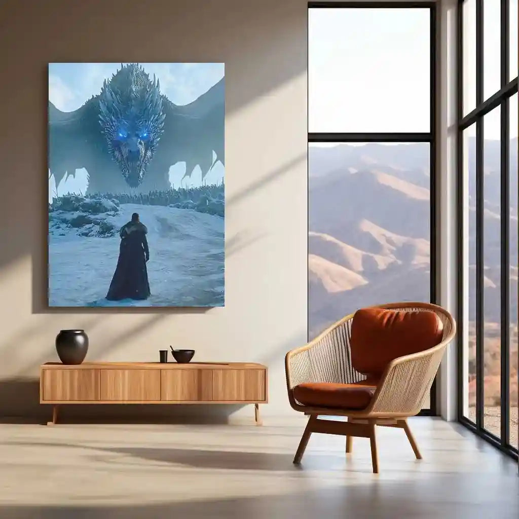 Movies Metal Poster | Game of Thrones Metal Poster | Epic Fantasy Wall Art for True Fans 03 - TURTLEWINGS