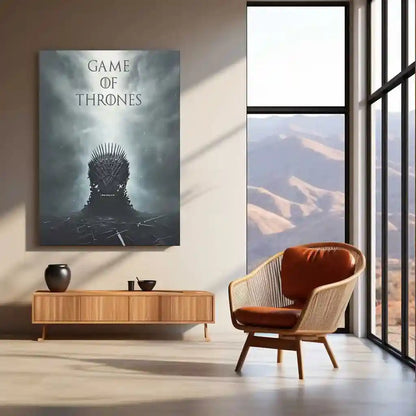Movies Metal Poster | Game of Thrones Metal Poster | Epic Fantasy Wall Art for True Fans 04 - TURTLEWINGS
