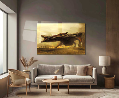 Game of Thrones – Metal Frame | Epic Fantasy Wall Art | Iconic TV Series Poster for GoT Fans & Collectors