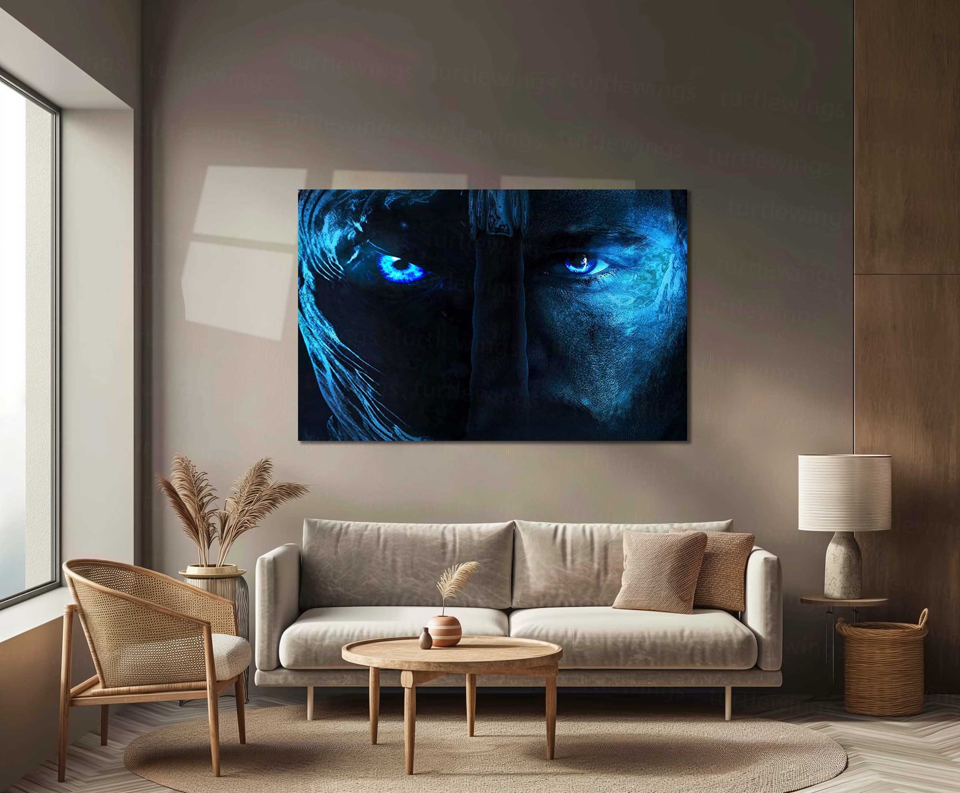 Game of Thrones – Metal Frame | Epic Fantasy Wall Art | Iconic TV Series Poster for GoT Fans & Collectors 01 - TURTLEWINGS
