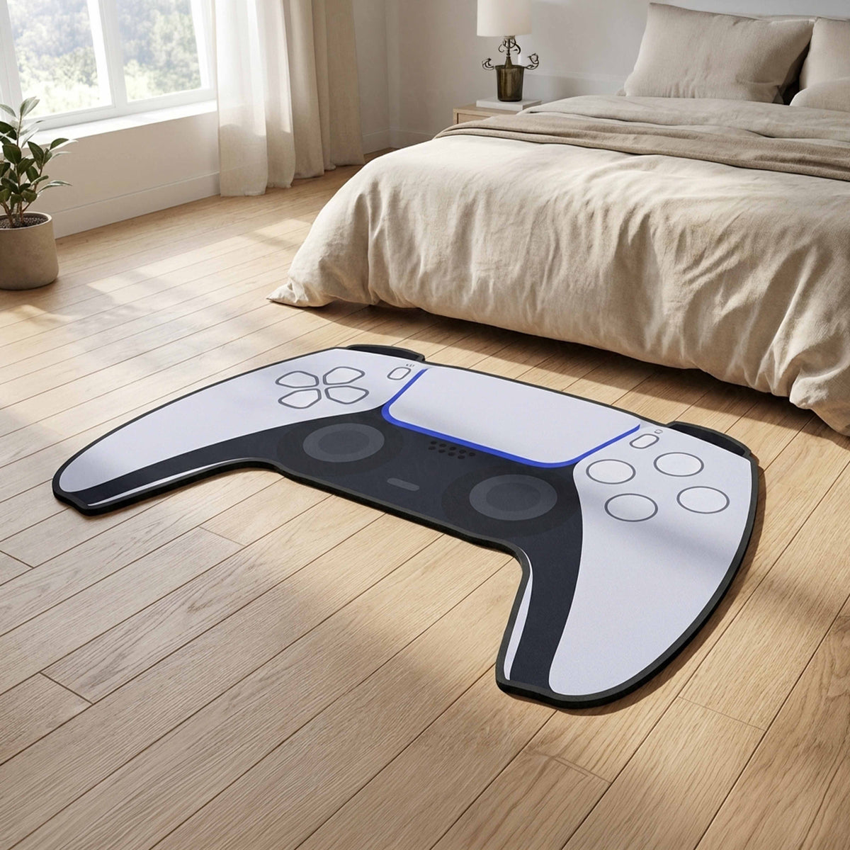 Game Controller Inspired Floor Mat (3 mm Thick) | Modern Gaming Console Design Mat for Gamers, Streamers & Desk Setups