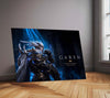 Game Metal Poster | Garen – Born With Power Metal Poster Fantasy Warrior Wall Art | Royal Strength Gaming Metal Frame