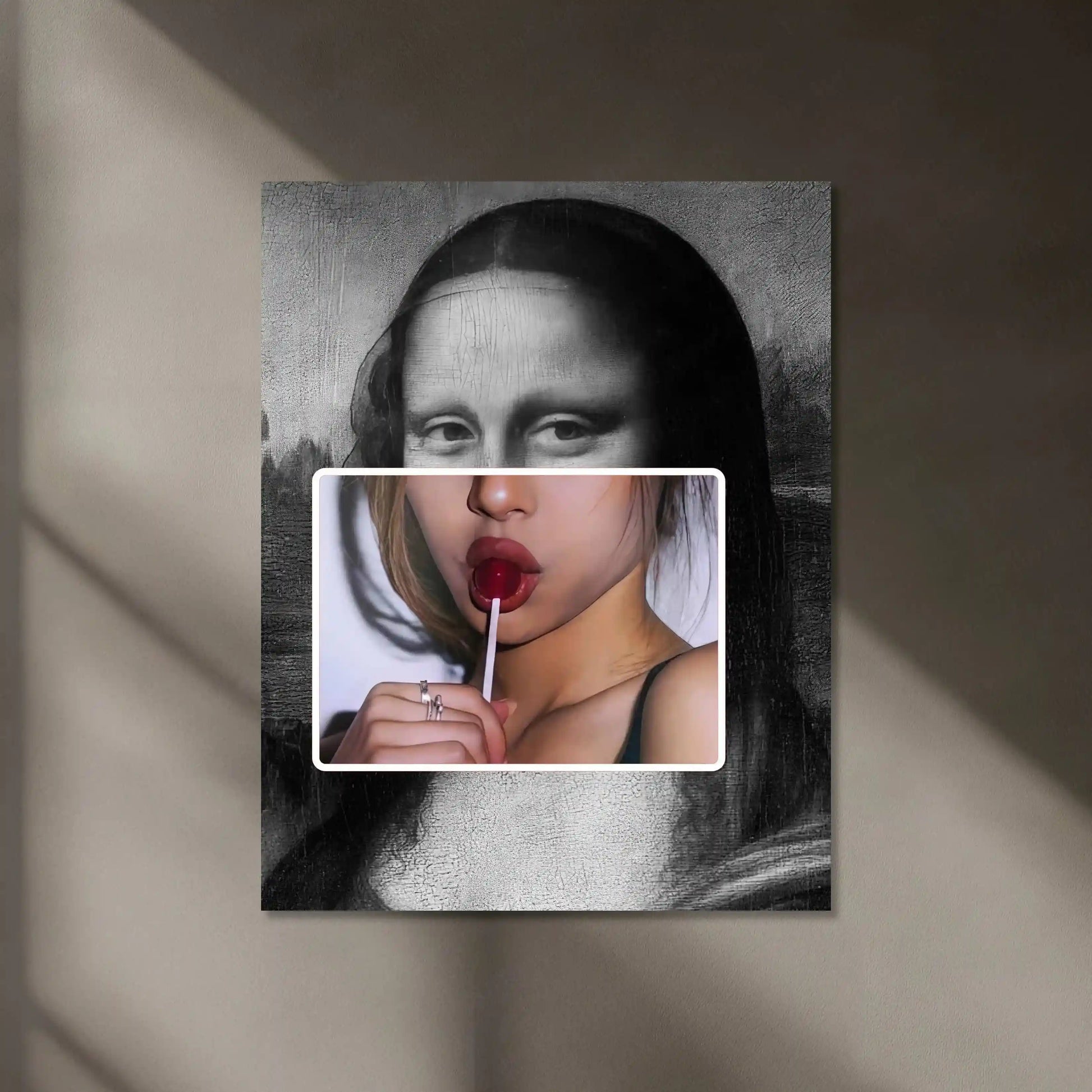 Gioconda Lollipop Neon LED Metal Poster - TURTLEWINGS