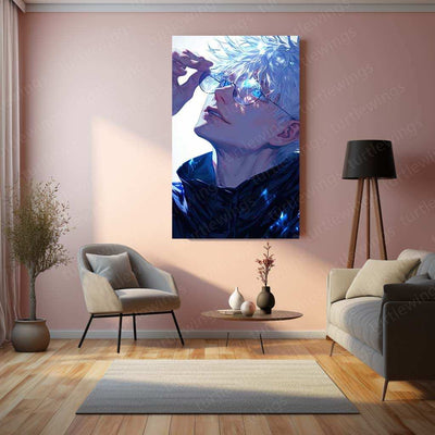 Satoru Gojo Metal Poster – The Strongest Jujutsu Sorcerer 1 - TURTLEWINGS