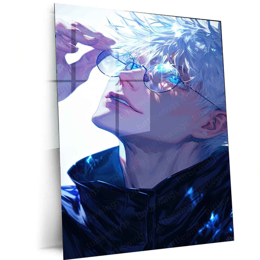 Satoru Gojo Metal Poster – The Strongest Jujutsu Sorcerer 1 - TURTLEWINGS