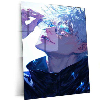 Satoru Gojo Metal Poster – The Strongest Jujutsu Sorcerer 1 - TURTLEWINGS