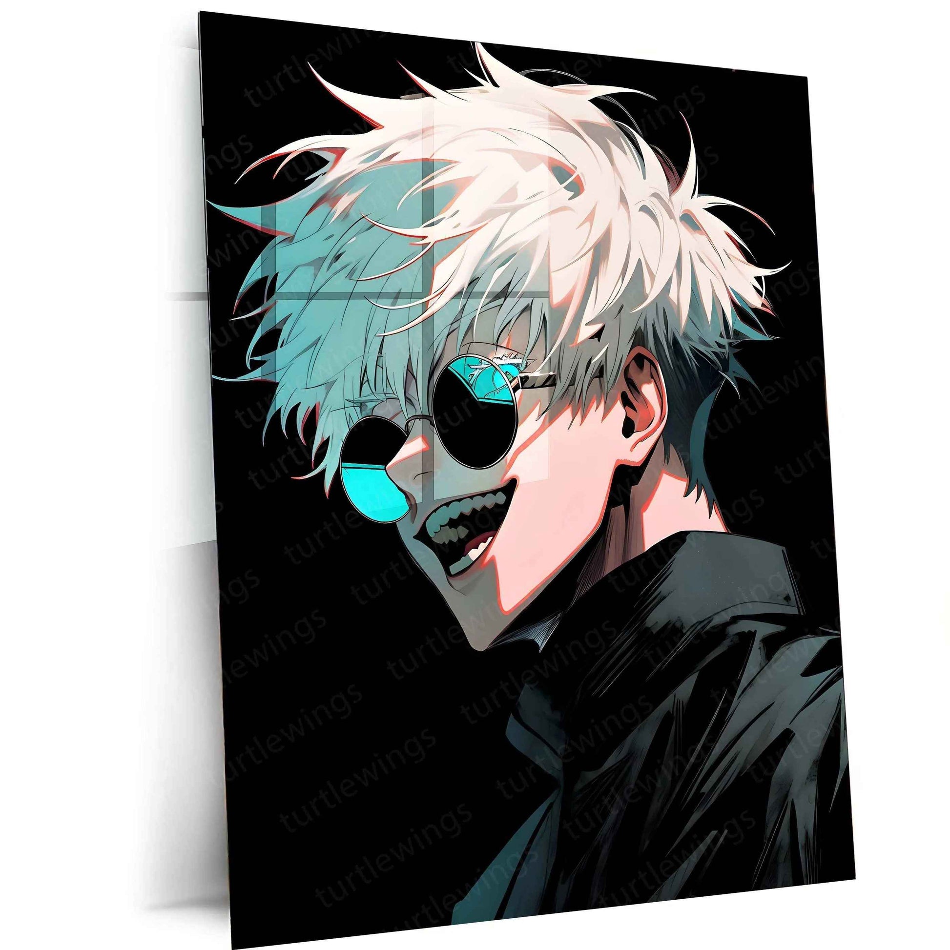 Satoru Gojo Metal Poster – The Strongest Jujutsu Sorcerer - TURTLEWINGS