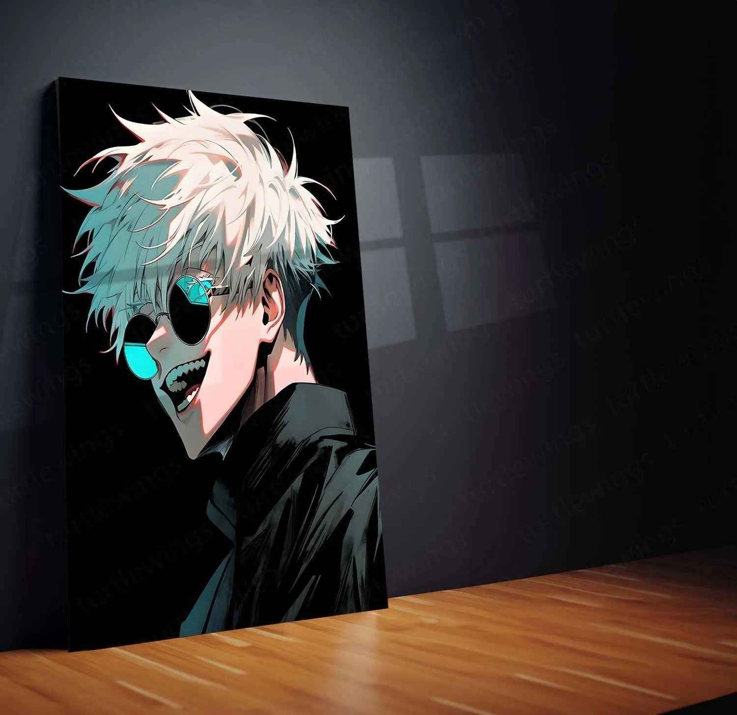 Satoru Gojo Metal Poster – The Strongest Jujutsu Sorcerer - TURTLEWINGS