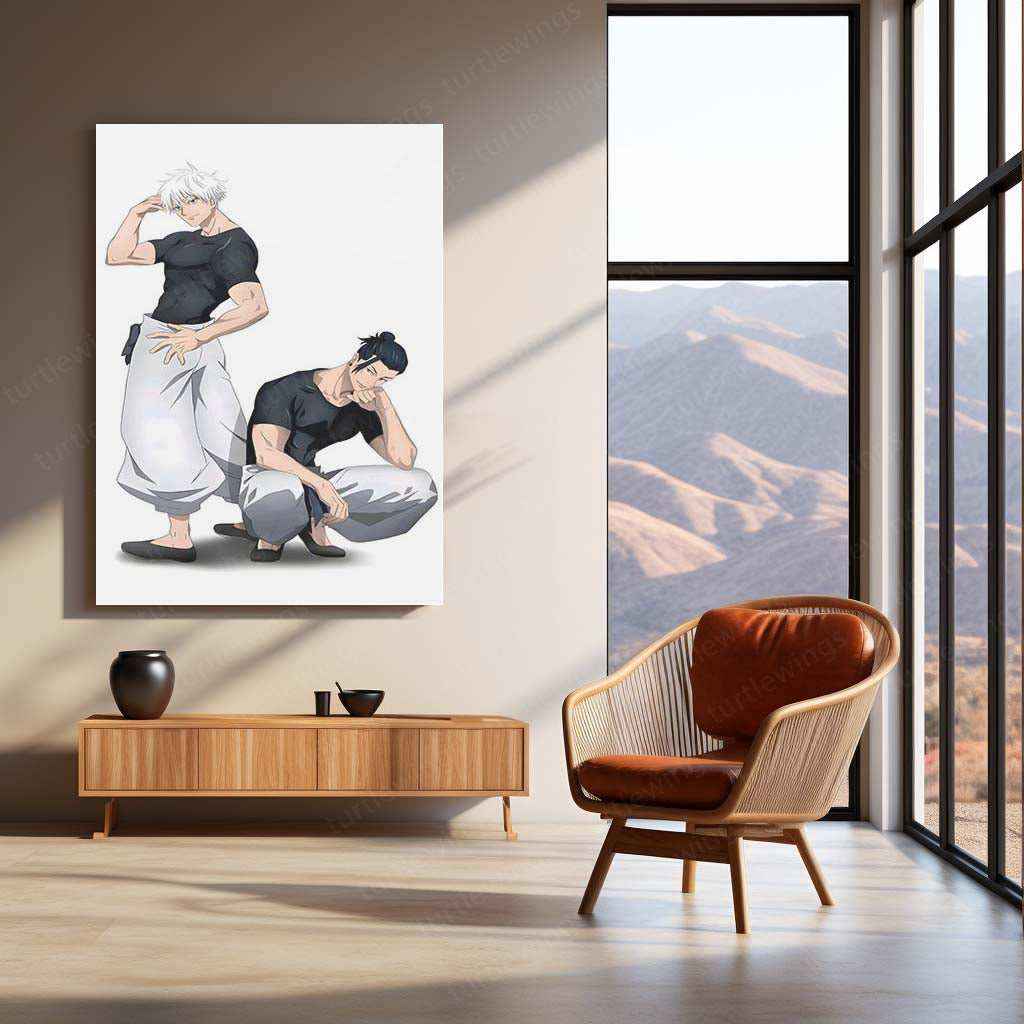 Satoru Gojo & Suguru Geto – Jujutsu Kaisen Metal Poster - TURTLEWINGS