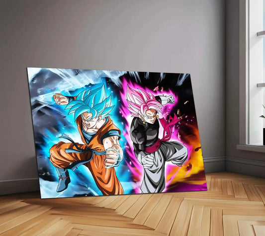 Anime Metal Poster | Goku Dragon Ball Z Metal Poster – Super Saiyan Power - TURTLEWINGS