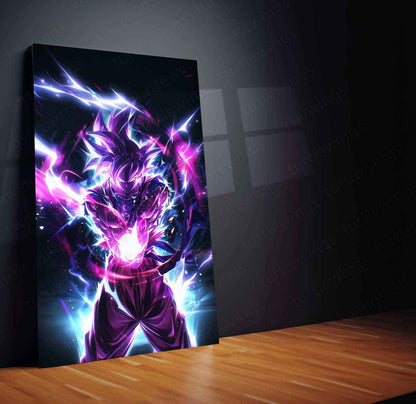Goku Metal Poster – Iconic dbz Art | Powerful Super Saiyan Wall Decor - TURTLEWINGS