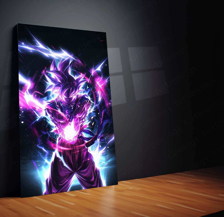 Goku Metal Poster – Iconic dbz Art | Powerful Super Saiyan Wall Decor - TURTLEWINGS 
