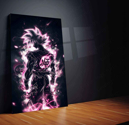 Goku Metal Poster – Iconic dbz Art | Powerful Super Saiyan Wall Decor 3 - TURTLEWINGS