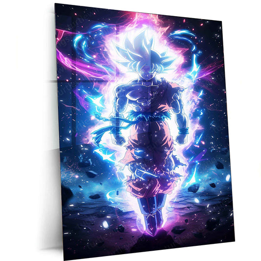 Goku Metal Poster – Iconic dbz Art | Powerful Super Saiyan Wall Decor 4 - TURTLEWINGS