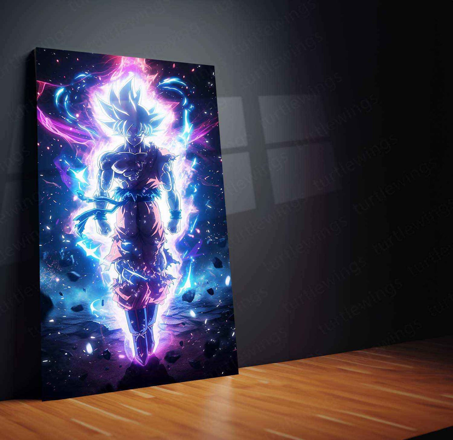 Goku Metal Poster – Iconic dbz Art | Powerful Super Saiyan Wall Decor 4 - TURTLEWINGS