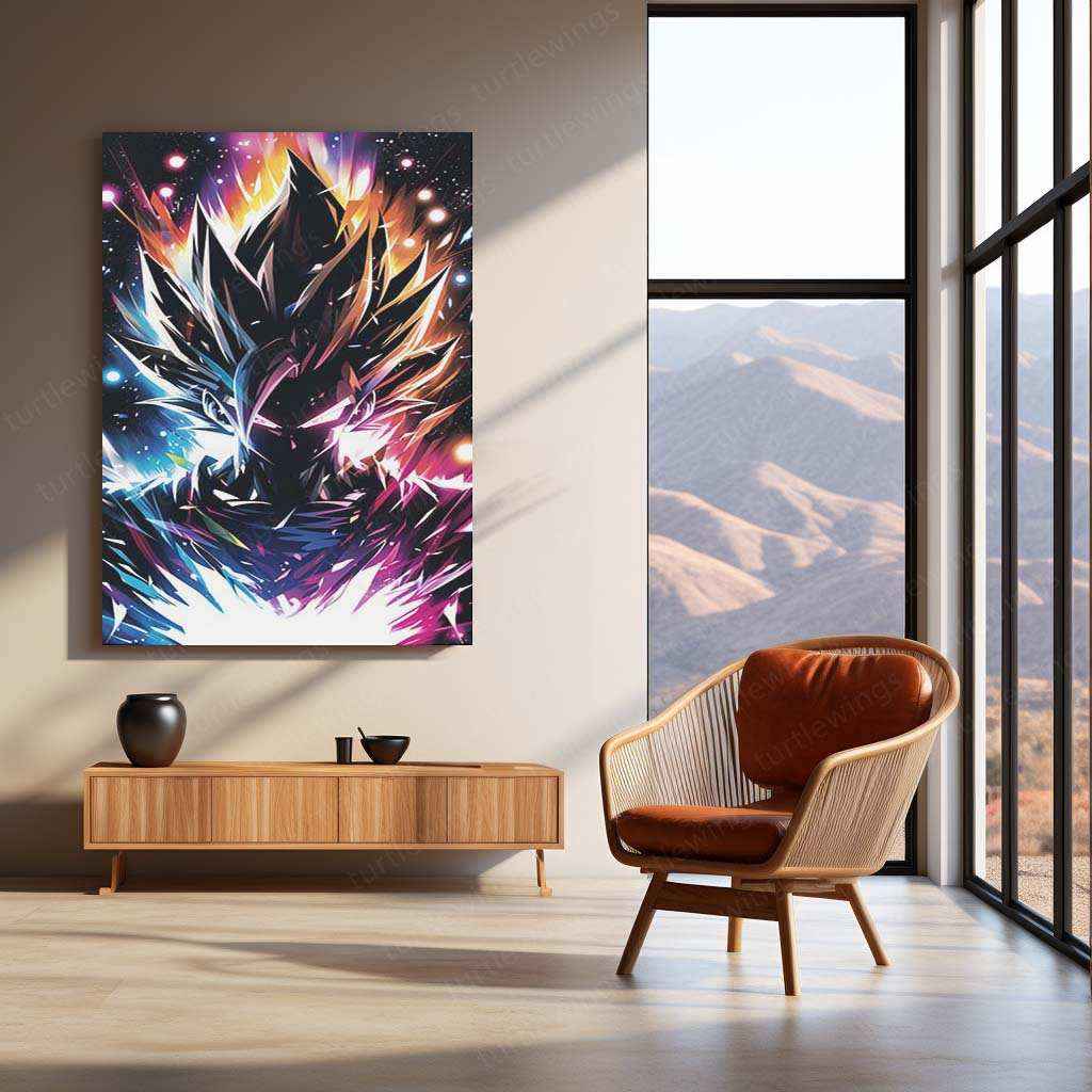 Goku Metal Poster – Iconic dbz Art | Powerful Super Saiyan Wall Decor 5 - TURTLEWINGS