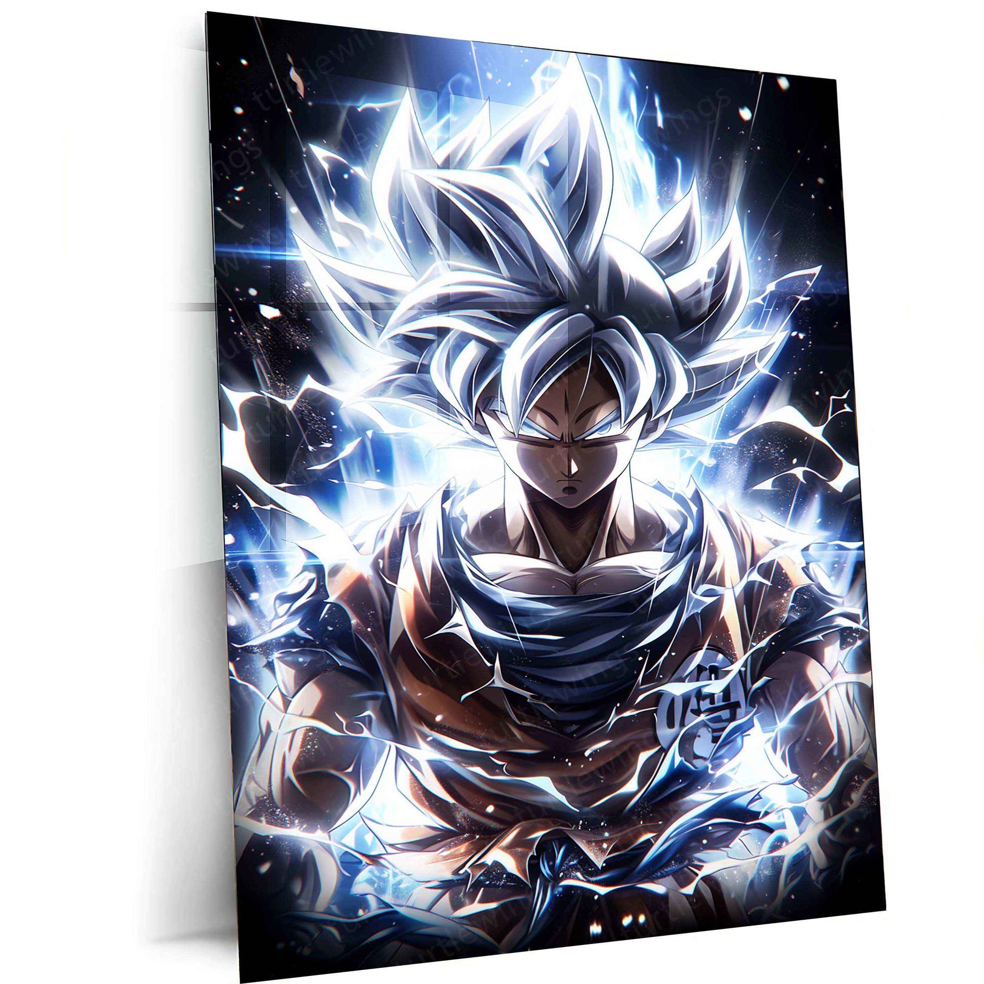 Goku Metal Poster – Iconic dbz Art | Powerful Super Saiyan Wall Decor 6 - TURTLEWINGS
