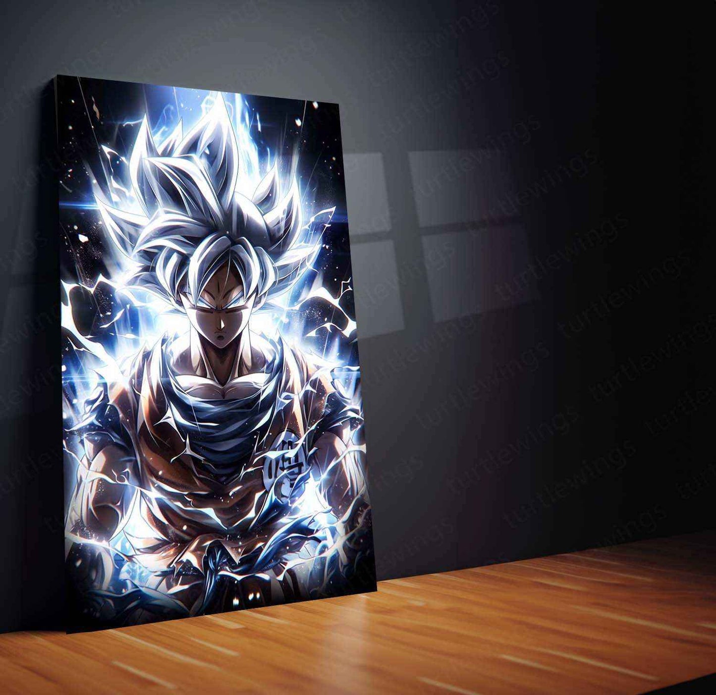 Goku Metal Poster – Iconic dbz Art | Powerful Super Saiyan Wall Decor 6 - TURTLEWINGS