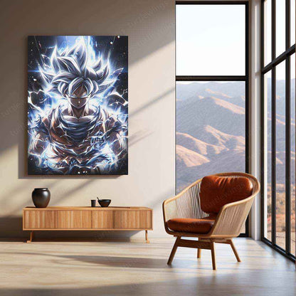 Goku Metal Poster – Iconic dbz Art | Powerful Super Saiyan Wall Decor 6 - TURTLEWINGS