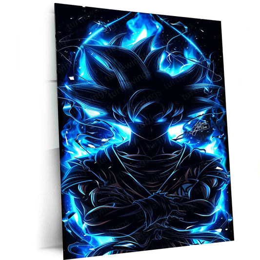 Goku Metal Poster – Iconic dbz Art | Powerful Super Saiyan Wall Decor 7 - TURTLEWINGS
