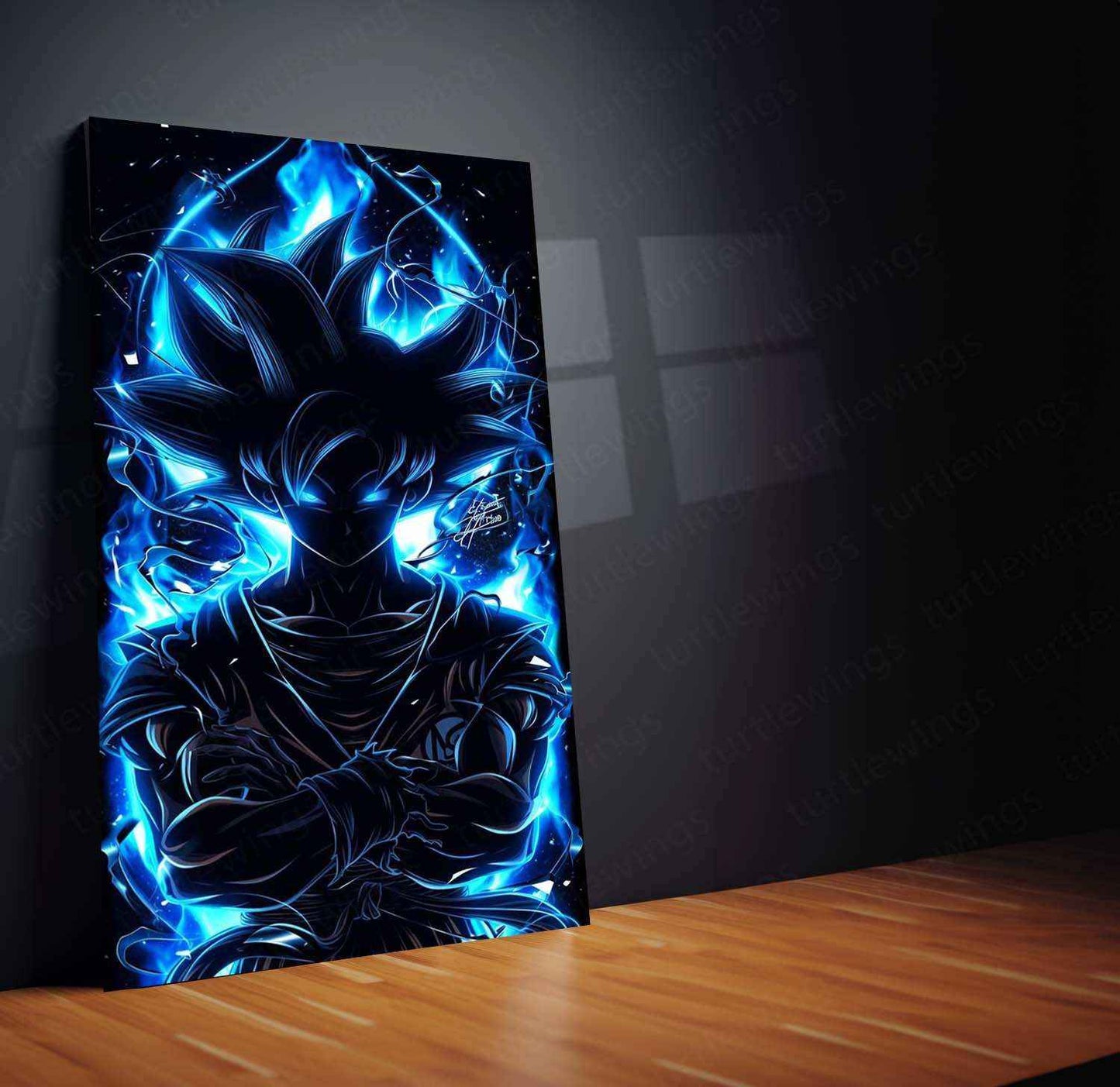 Goku Metal Poster – Iconic dbz Art | Powerful Super Saiyan Wall Decor 7 - TURTLEWINGS