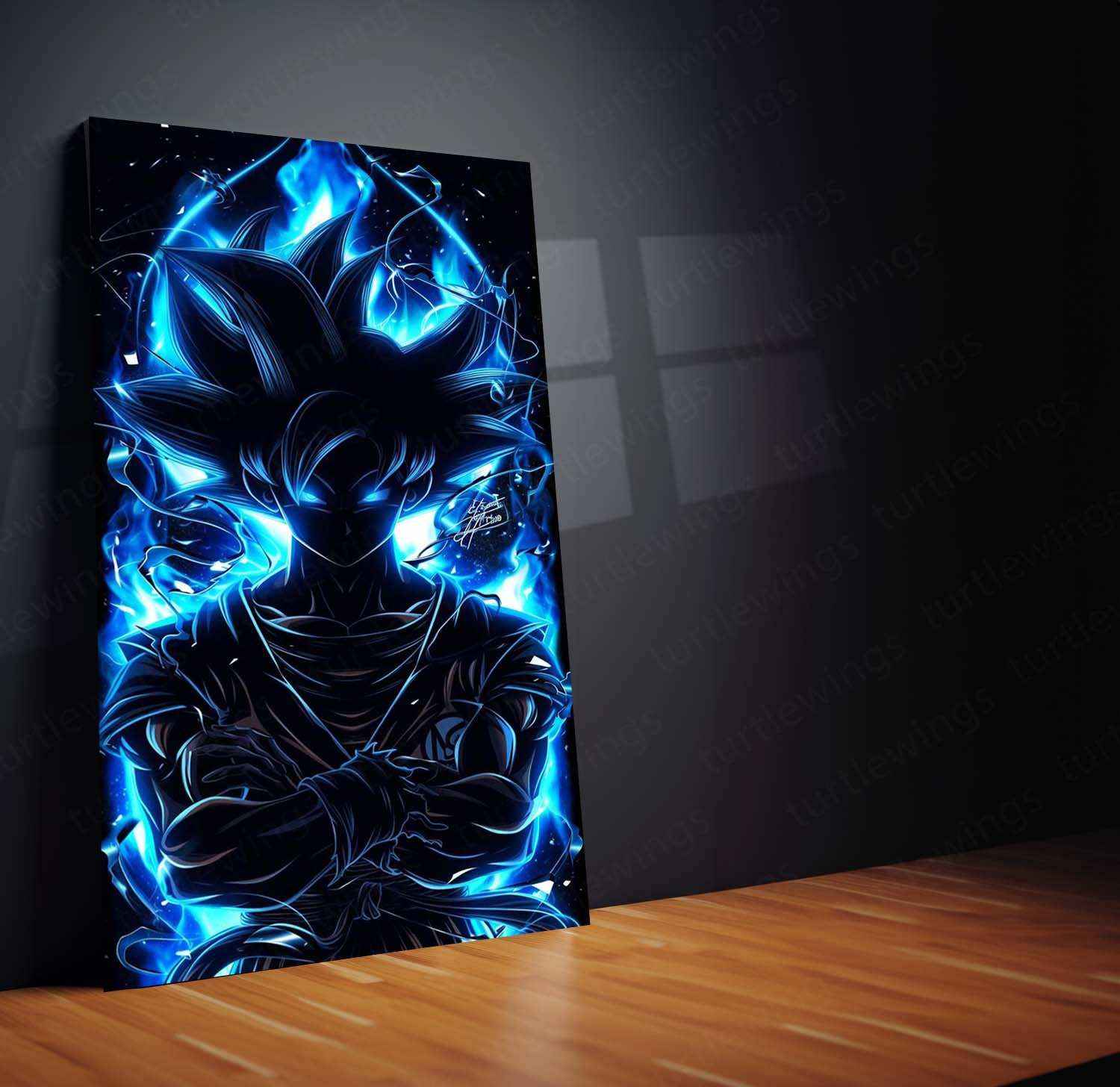 Goku Metal Poster – Iconic dbz Art | Powerful Super Saiyan Wall Decor 7 - TURTLEWINGS