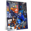 Goku x Vegeta Metal Poster – Ultimate dbz Rivalry Art | Saiyan Power Wall Decor - TURTLEWINGS 