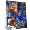 Goku x Vegeta Metal Poster – Ultimate dbz Rivalry Art | Saiyan Power Wall Decor