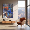 Goku x Vegeta Metal Poster – Ultimate dbz Rivalry Art | Saiyan Power Wall Decor - TURTLEWINGS