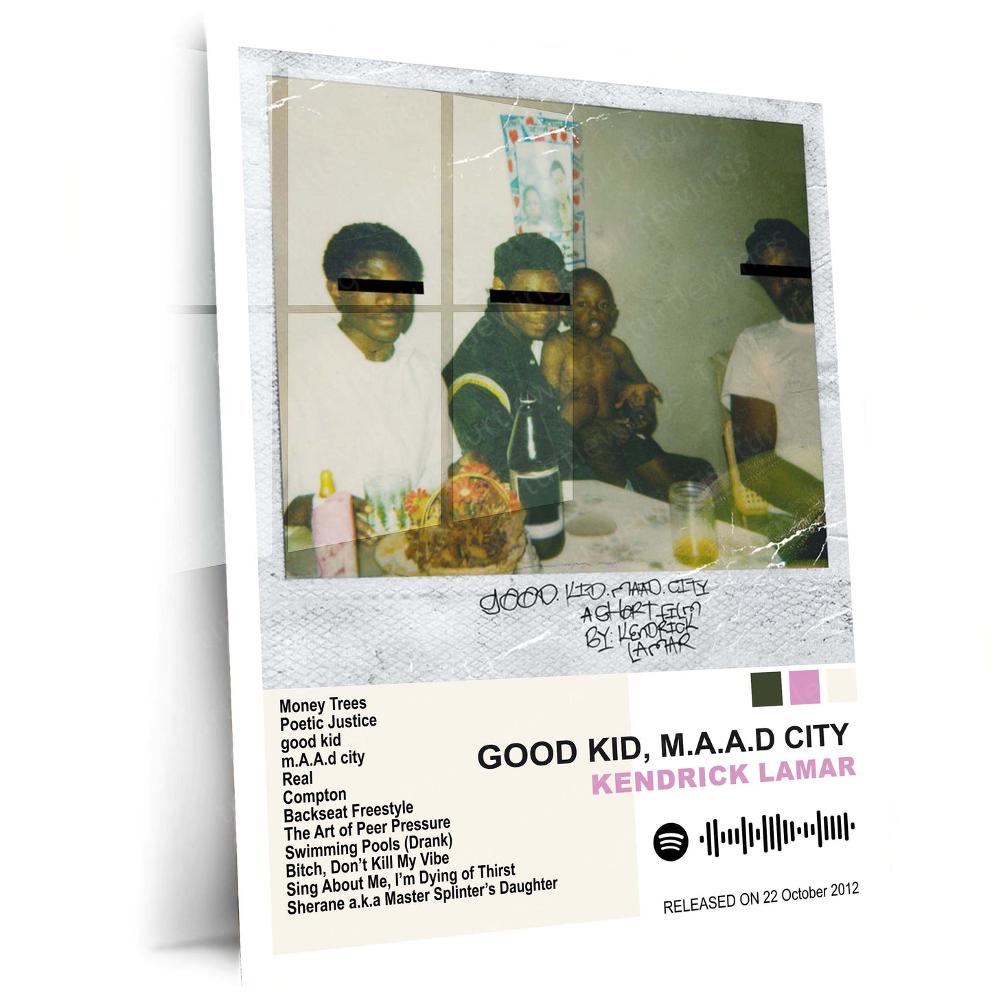 Kendrick Lamar – Complete Album Collection | Set of 11 | Set of 8 | Set of 4 | Premium Metal Poster Set