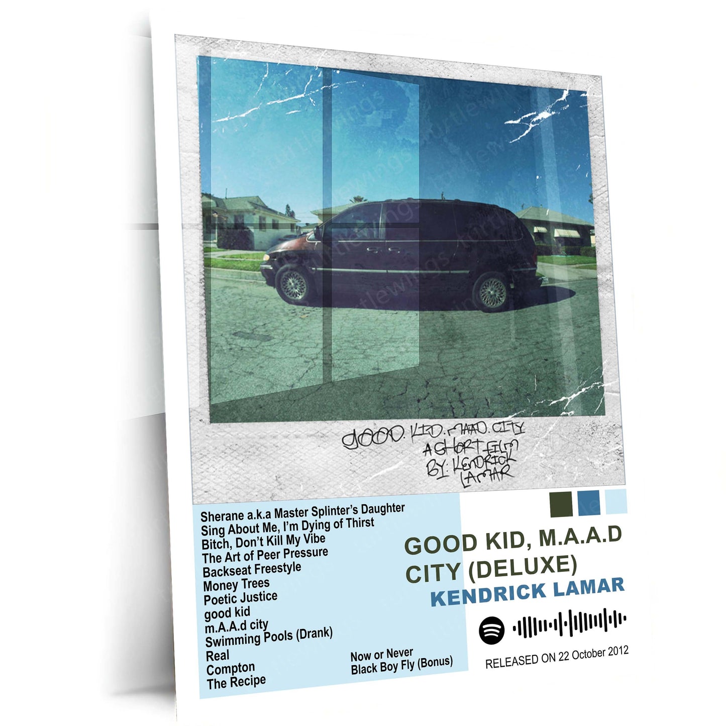 Kendrick Lamar – Complete Album Collection | Set of 11 | Set of 8 | Set of 4 | Premium Metal Poster Set
