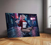 Harley Quinn – Chaos Queen | DC Anti-Hero Metal Frame  Neon Street Pop-Culture Wall Art
