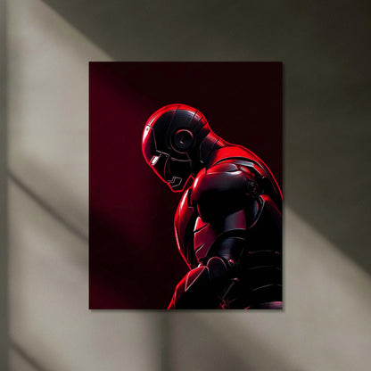 Iron Man Neon LED Frame | Avengers Marvel Superhero Wall Art | Futuristic Arc Reactor Design - TURTLEWINGS