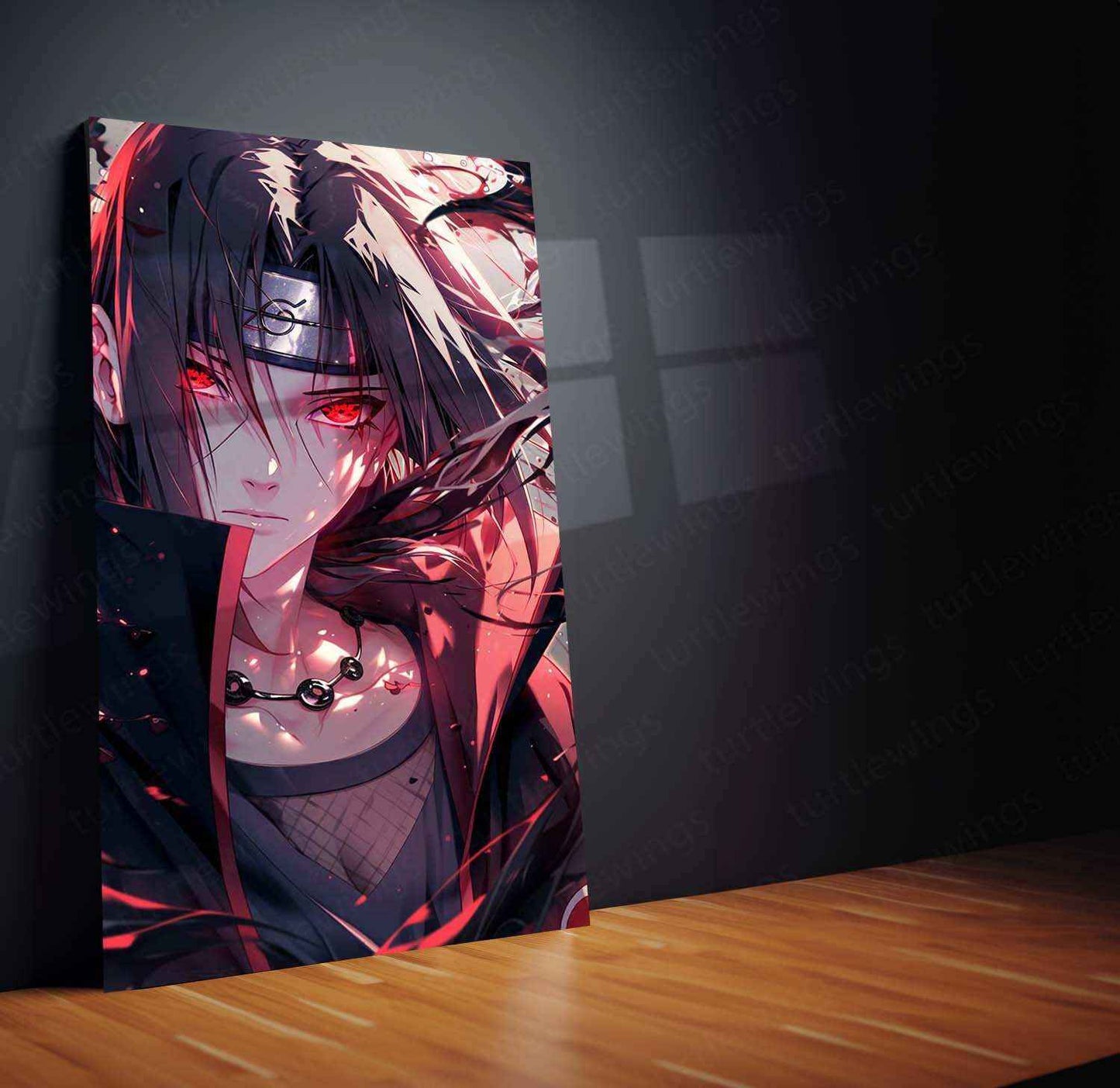 Itachi Uchiha Metal Poster – Naruto Shippuden | Legendary Ninja Wall Art - TURTLEWINGS
