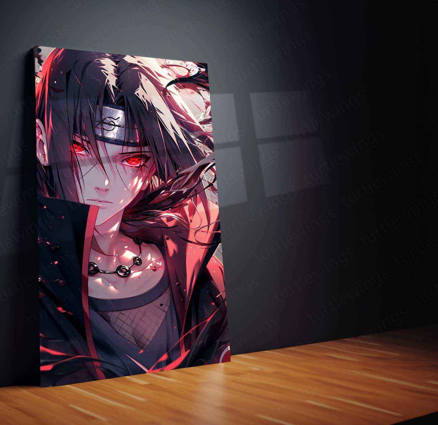Itachi Uchiha Metal Poster – Naruto Shippuden | Legendary Ninja Wall Art - TURTLEWINGS