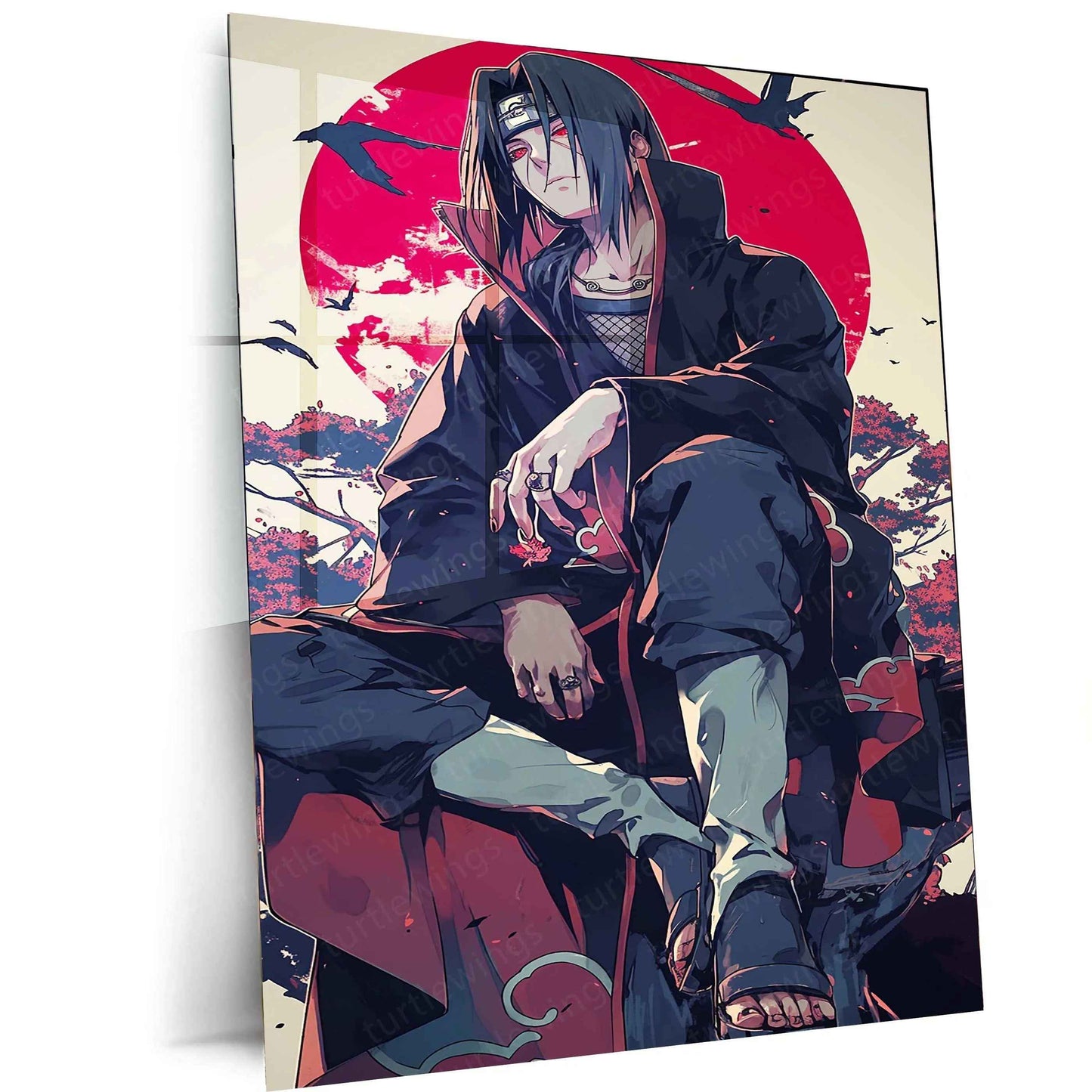 Itachi Uchiha Metal Poster – Naruto Shippuden | Legendary Ninja Wall Art 2 - TURTLEWINGS