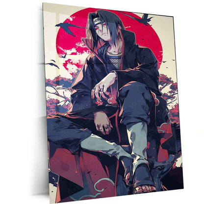Itachi Uchiha Metal Poster – Naruto Shippuden | Legendary Ninja Wall Art 2 - TURTLEWINGS