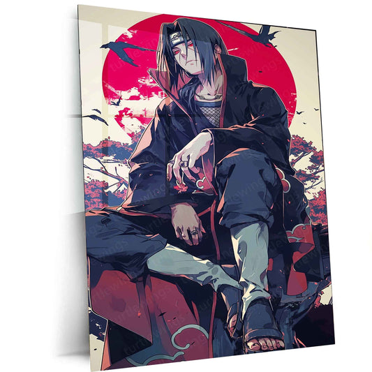 Itachi Uchiha Metal Poster – Naruto Shippuden | Legendary Ninja Wall Art 2 - TURTLEWINGS