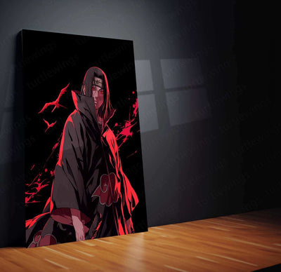 Itachi Uchiha Metal Poster – Akatsuki Naruto Wall Art - TURTLEWINGS