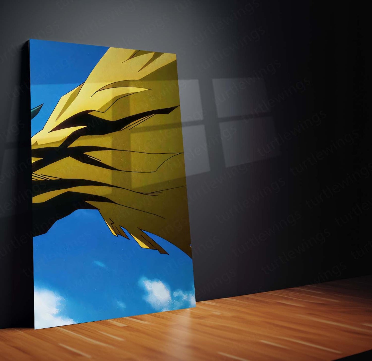 Anime Metal Poster Set of 3 | Izuku Midoriya Hero Academia Sky Triptych Wall Art