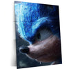 Anime Metal Poster | Close-Up Anime Face Metal Poster | Emotional Expression Wall Art | JCMarti-Inspired Aesthetic
