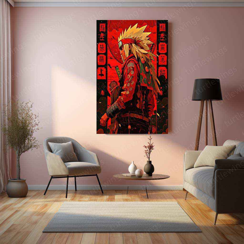 jiraiya-naruto_metal poster - TURTLEWINGS
