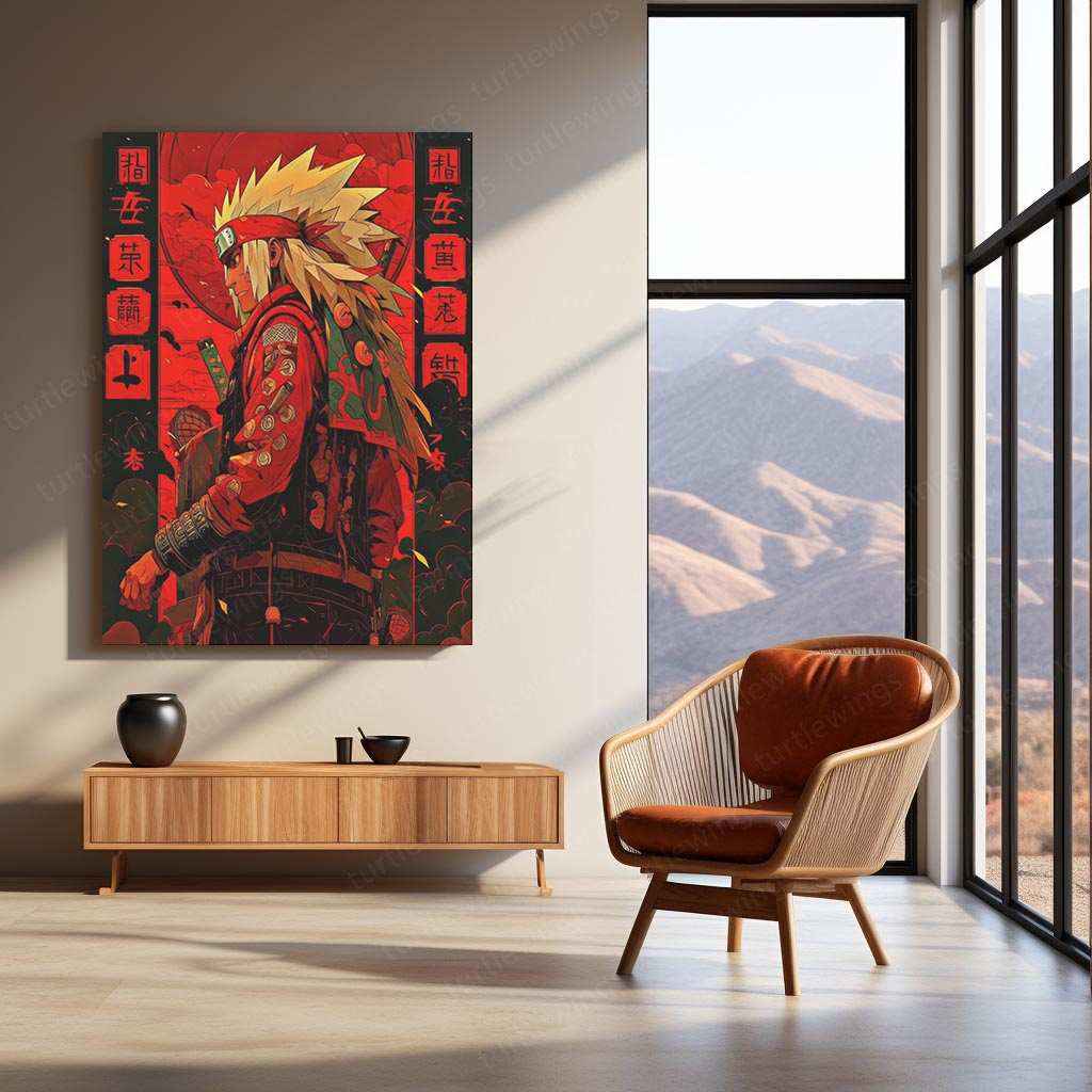 jiraiya-naruto_metal poster - TURTLEWINGS