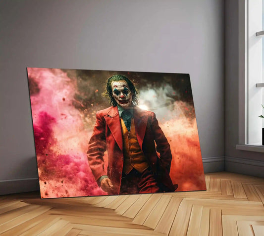 Joker – Strikes | Chaos Unleashed Metal Frame | Dark DC Villain Wall Art - TURTLEWINGS